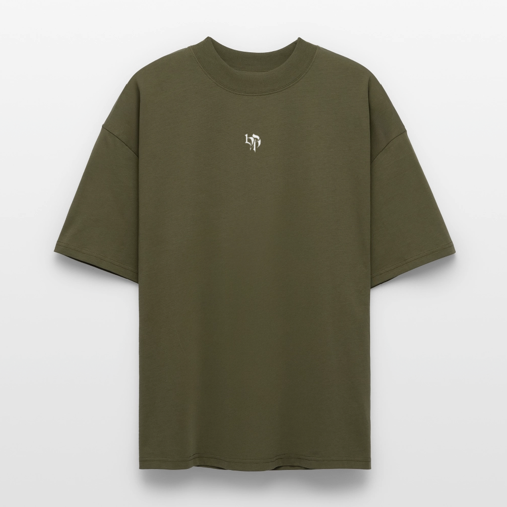 Oversized T-shirt 'Phantom' - khaki