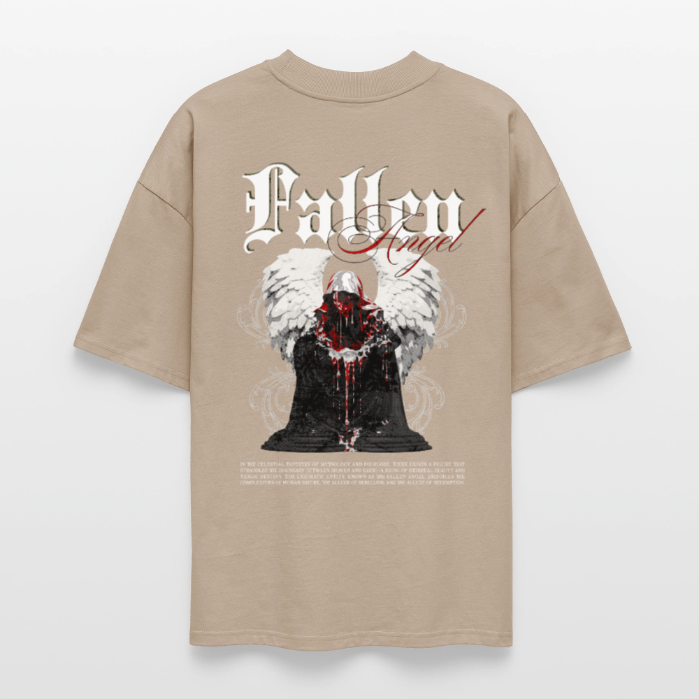 Fallen Oversized T-shirt - stone