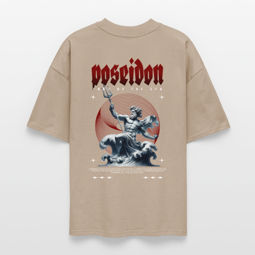 Poseidon Oversized T-shirt - stone