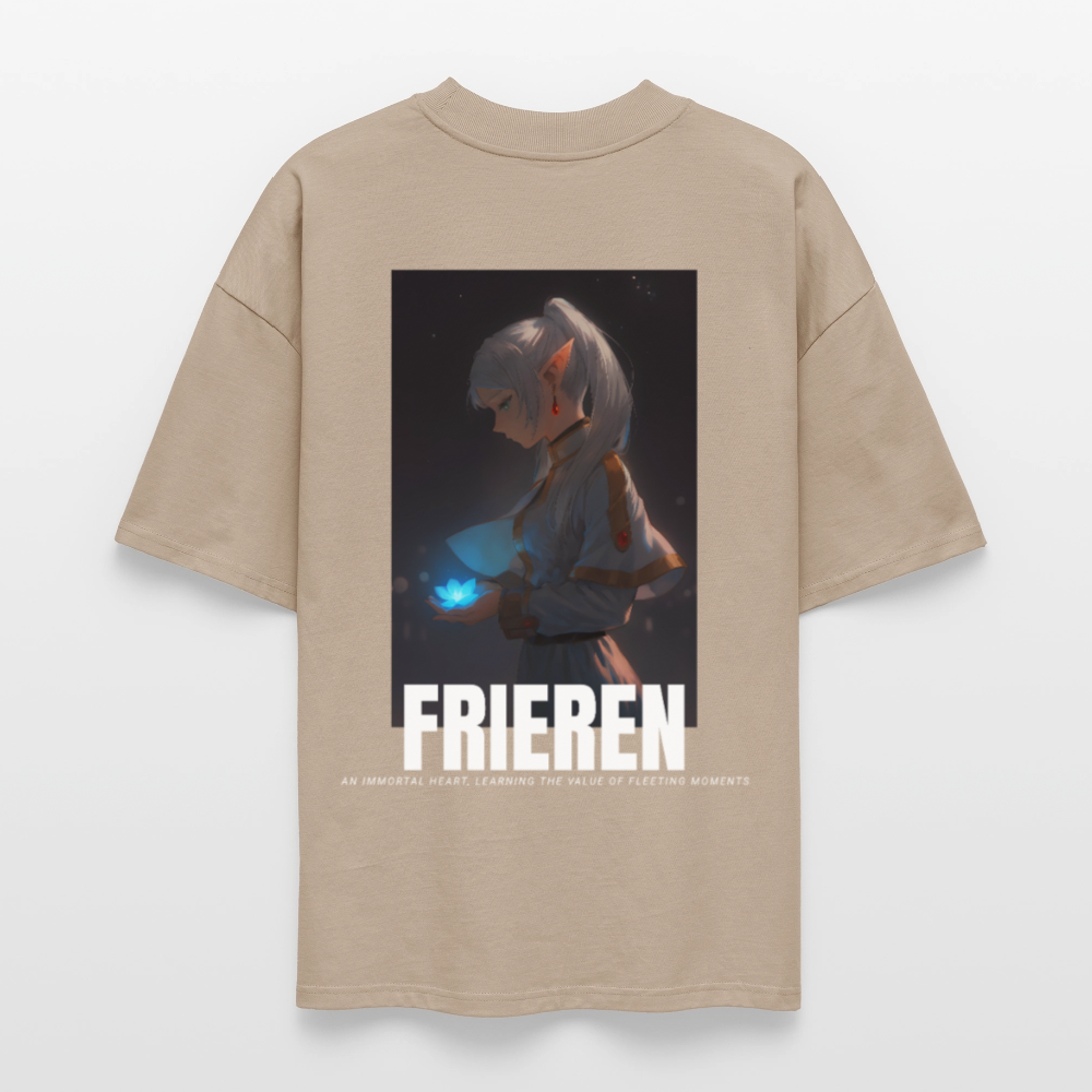 Frieren Oversized T-shirt - stone
