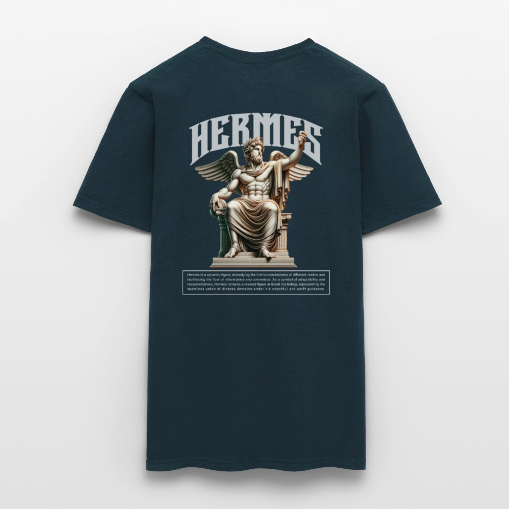 Oversized Unisex Shirt Hermes - navy