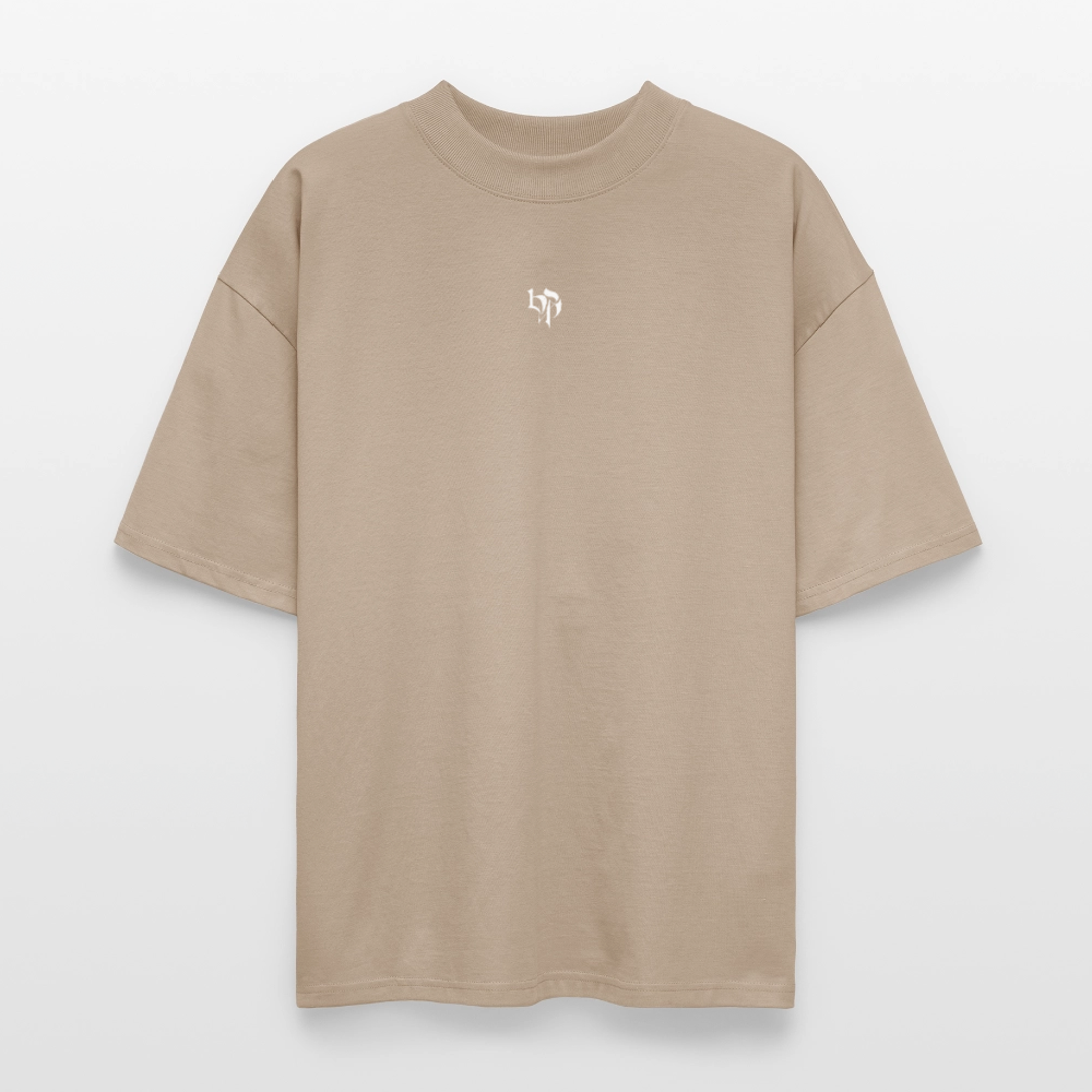 Spine Sigil Oversized T-shirt - stone