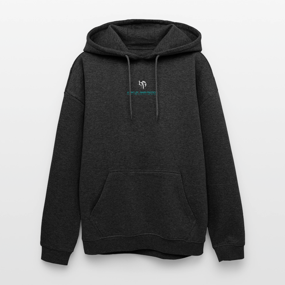 Anabolic Phantom Oversized Hoodie– Mass Protocol - charcoal grey