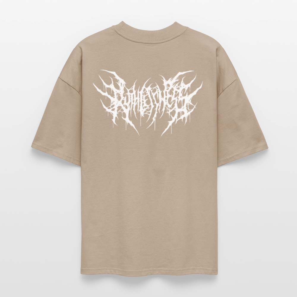 RUTHLESS Oversized T-shirt - stone