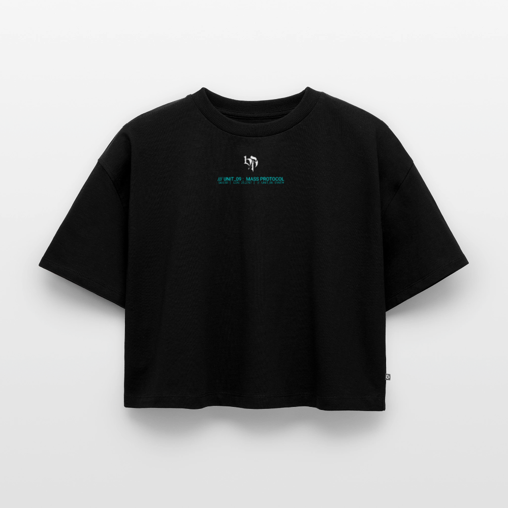 Oversized Phantom T-Shirt – Bio-Injected Mass Protocol Aesthetic - black