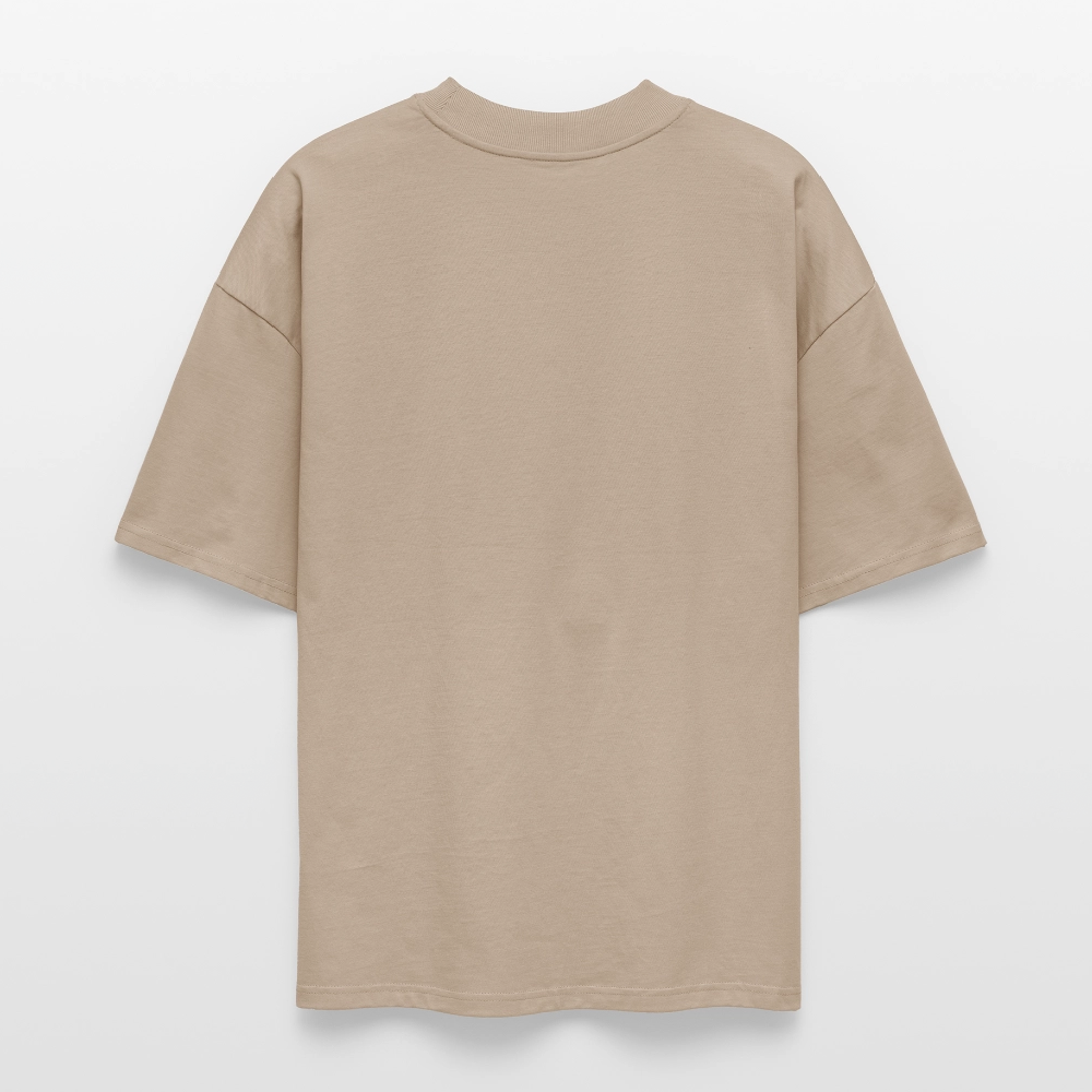 Oversized T-shirt 'Phantom' - stone