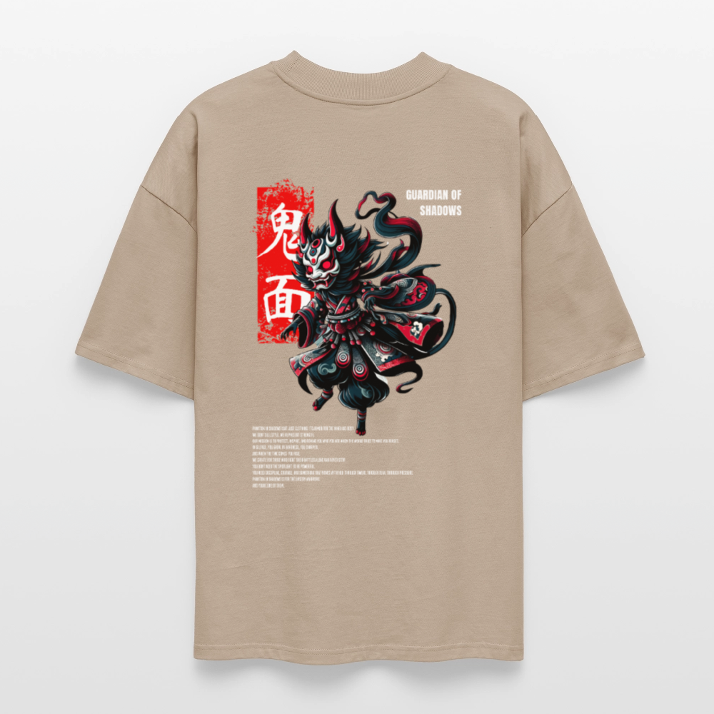 Baki Hanma Oversised T-Shirt - stone