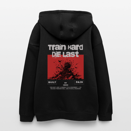 Oversized Unisex Hoodie Die Last - black