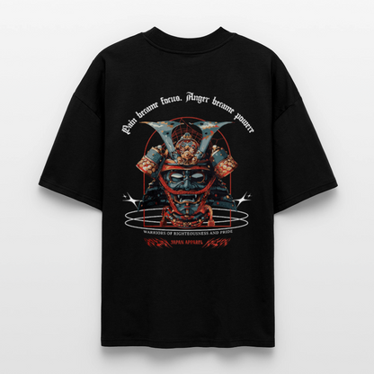 Samurai Spirit Oversized T-Shirt - black