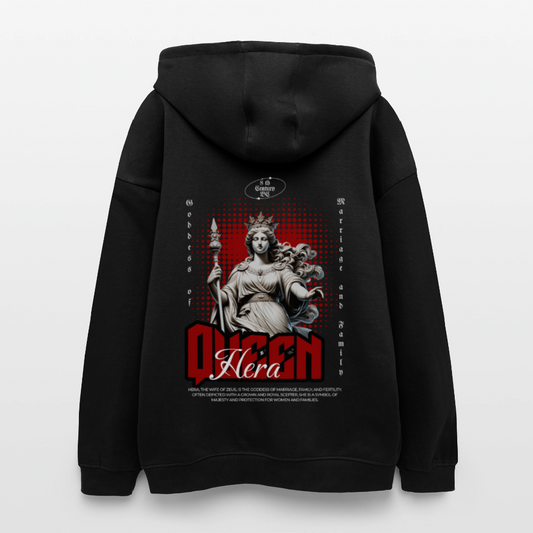 Oversized Unisex Hoodie Hera - black