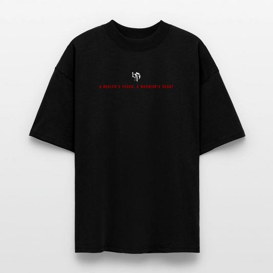 Sakura Oversized  T-shirt - black
