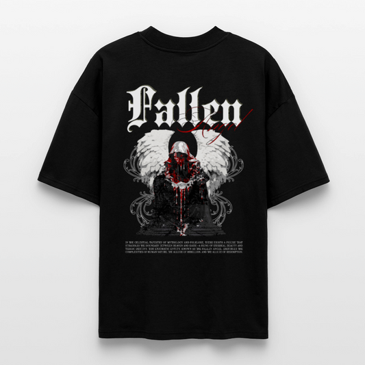 Fallen Oversized  T-shirt - black