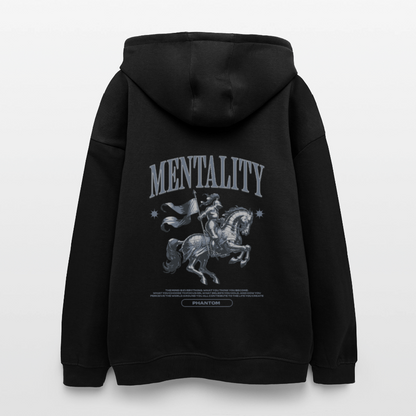 Oversized Unisex Hoodie  Mentality - black