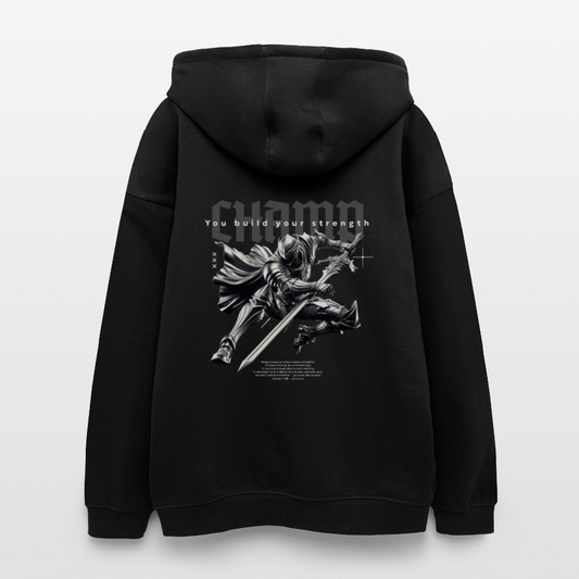 Oversized Unisex Hoodie  Champ - black