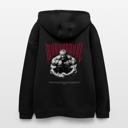 Oversized Unisex Hoodie M.R - black