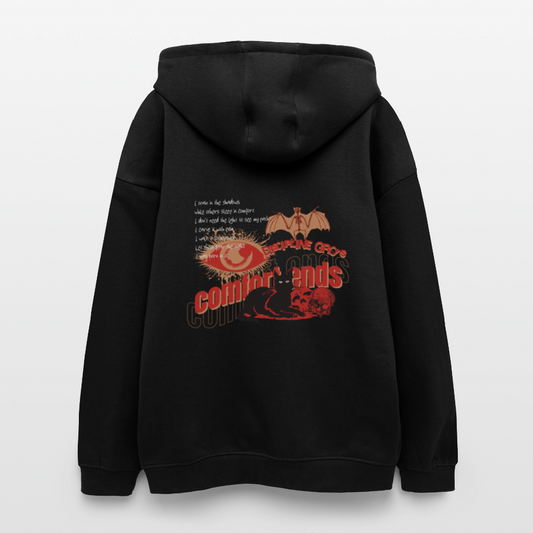 Oversized Unisex Hoodie Comfort Ends - black