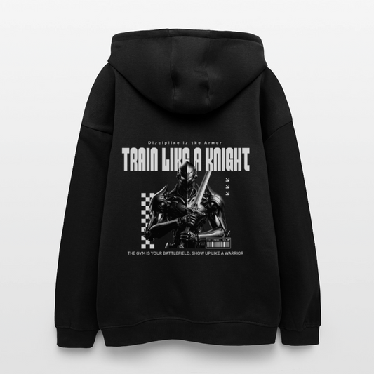 Oversized Unisex Hoodie  Discipline is the Armor - black
