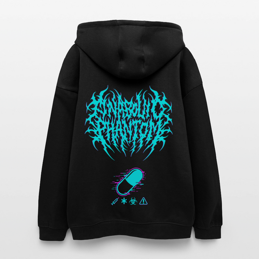 Anabolic Phantom Oversized Hoodie– Mass Protocol - black