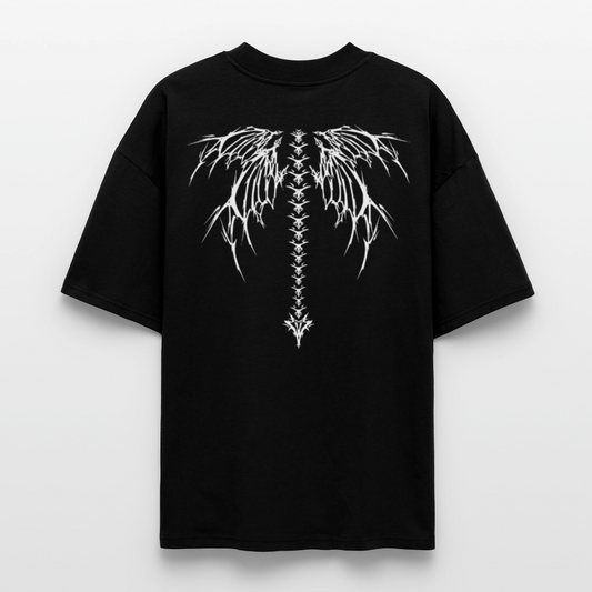 Spine Sigil Oversized  T-shirt - black